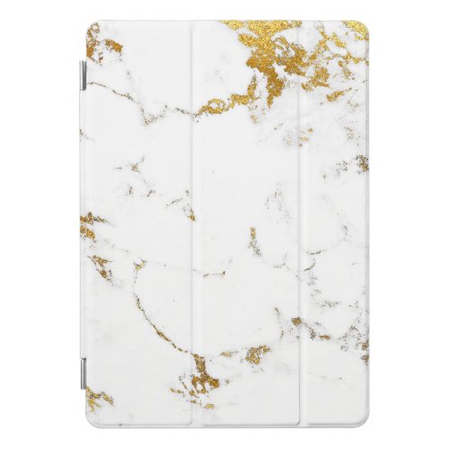Marble Gold Stone Carrara Gray Abstract Italian iPad Pro Cover