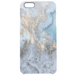 Marble Golden Blue Abstract Iphone 6/6s Plus Case at Zazzle