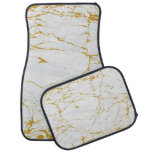 Marble Golden Texture Seamless Pattern Car Floor Mat