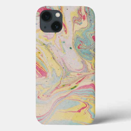Marble Granite Texture Colorful iPhone 13 Case