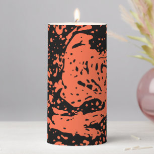 Marble Granite Texture Nature Cute Pillar Candle