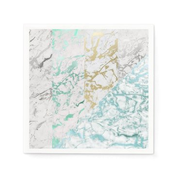 Marble Gray Silver Silver Gold Mint Tiffany Geomet Napkin Marble Gray Silver Silver Gold Mint Tiffany Geomet Napkin
