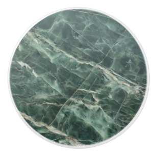 Marble Green Pattern Ceramic Knob