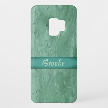 Marble Green Personalized Case-Mate Samsung Galaxy S9 Case