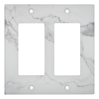 Marble Grey Light Switch Cover by TheSillyHippy at Zazzle
