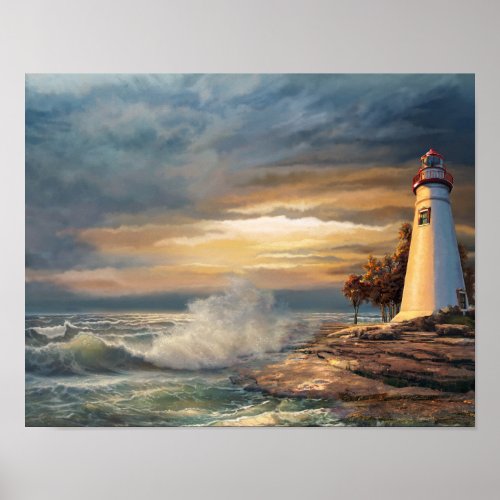 Marble Head Lighthouse Poster