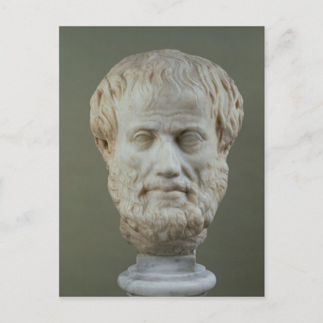 Marble head of Aristotle Postcard (Front)