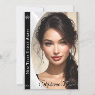 Marble Ice Pageant Sash Autograph Card