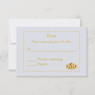 Marble Indian Hindu Wedding Invitation