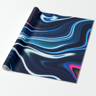 Marble ink colorful. Blue marble pattern texture a Wrapping Paper