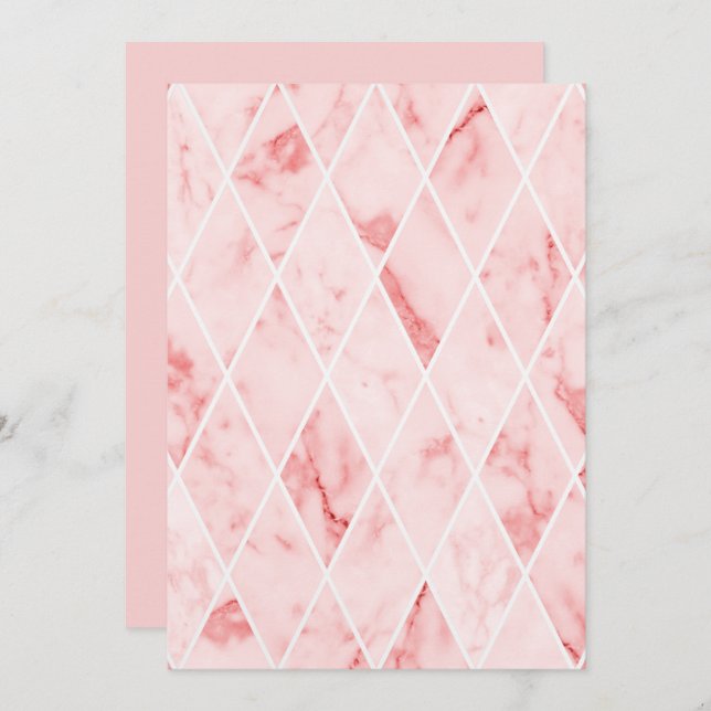 marble invitation (Front/Back)