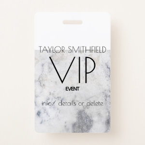 marble lanyard badge