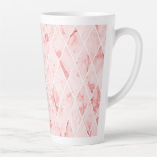 marble latte mug