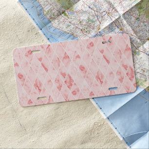 marble license plate