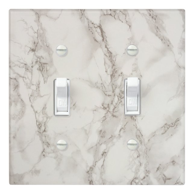 Marble Light Switch Cover (In Situ)