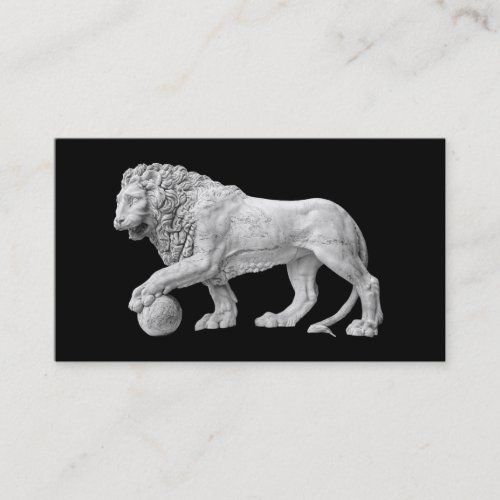 Marble Lion Business Card Template