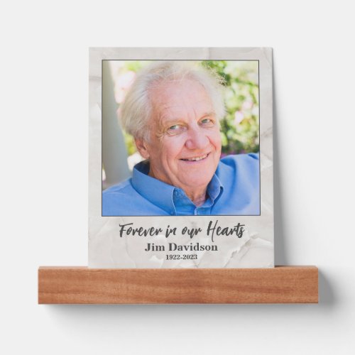  Marble Look In Memory Add Your Own Photo Memorial Picture Ledge
