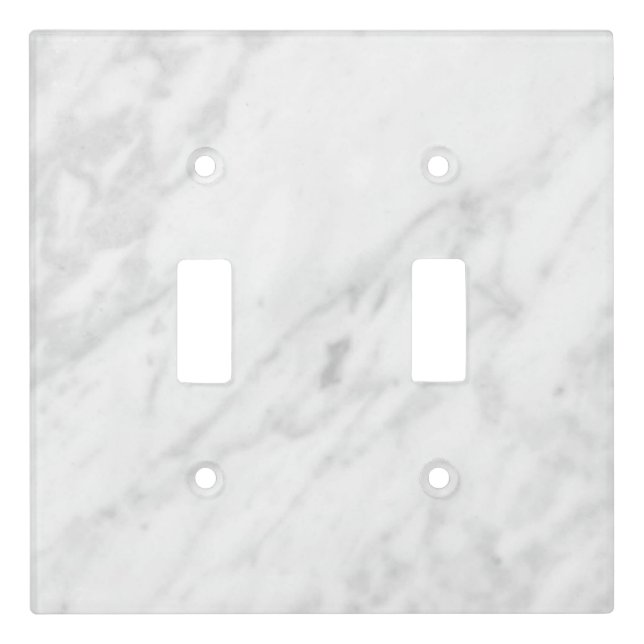 Marble Look Light Switch Cover (Front)
