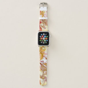 Marble Magic: Colorful Abstract Design Apple Watch Band