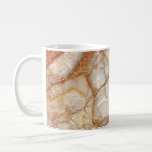 Marble Majesty Glossy Elegance Coffee Mug