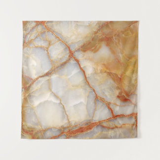 Marble Majesty: Glossy Elegance Tapestry
