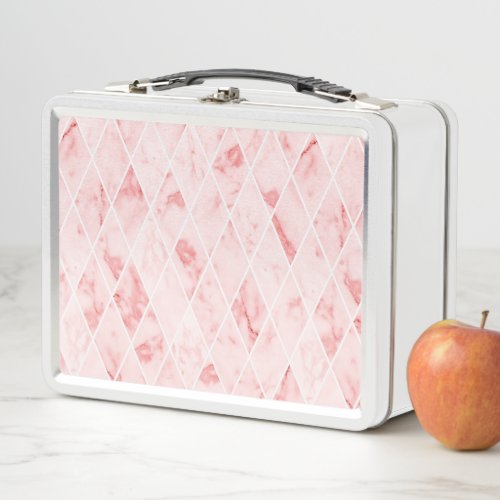 marble metal lunch box