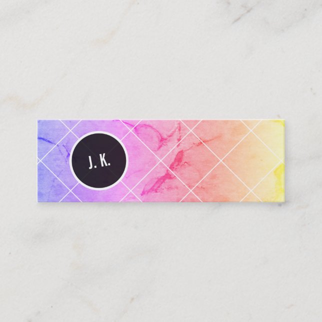 Marble Mini Business Card (Front)