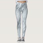 Marble Minimal Abstract Silver Gray Blue Leggings<br><div class="desc">The Marble Minimal Abstract Silver Gray Blue Leggings from Zazzle are a testament to elegant simplicity in modern activewear. Crafted in Canada, these leggings blend a sturdy, medium-weight fabric comprising an eco-friendly polyester-spandex mix with an abstract design that mimics the swirling, soothing patterns of marble in shades of silver, gray,...</div>
