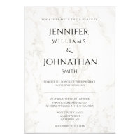 Marble modern wedding invitations