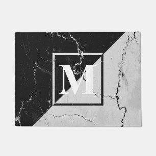 Marble Monogram Doormat