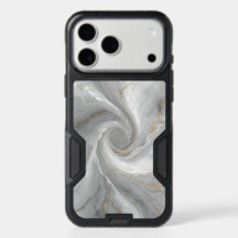 Marble Monogram iPhone Case