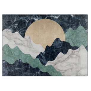 Marble Mountain Landscape Cutting Board