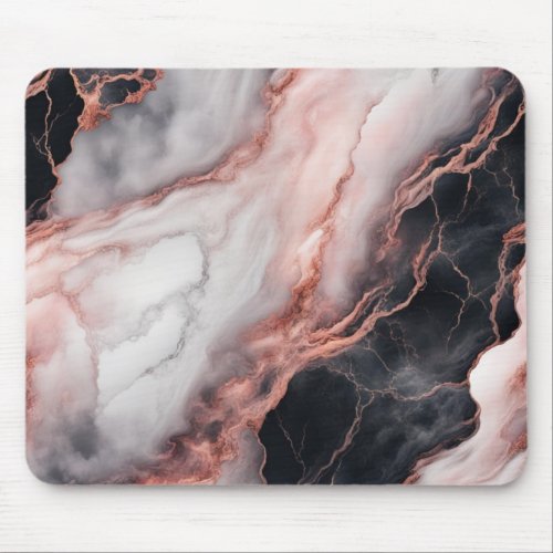 Marble Mouse Pad Desk Mat Chic Modern Cute Office
