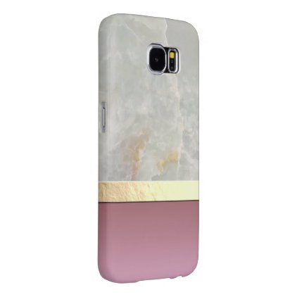 Marble n&#39; Pink Samsung Phone Case