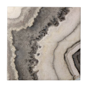 Marble natural texture black white agate gem ceramic tile