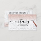 Marble Notary loan typography rose gold glitter