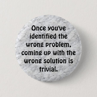 marble, Once you've identified the... - Customized Pinback Button