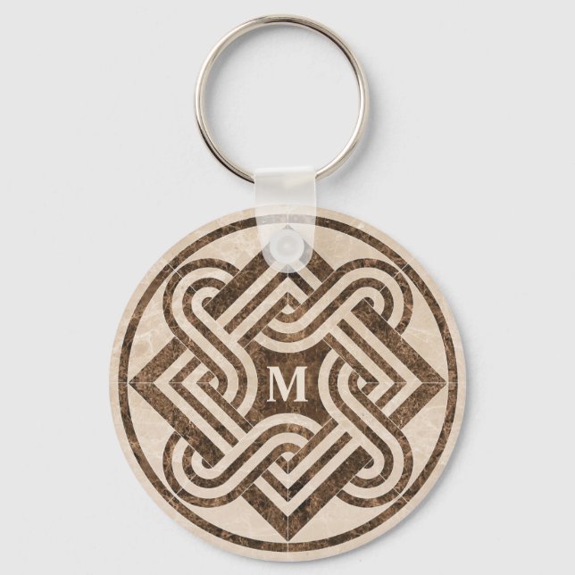 Marble Ornament Keychain (Front)