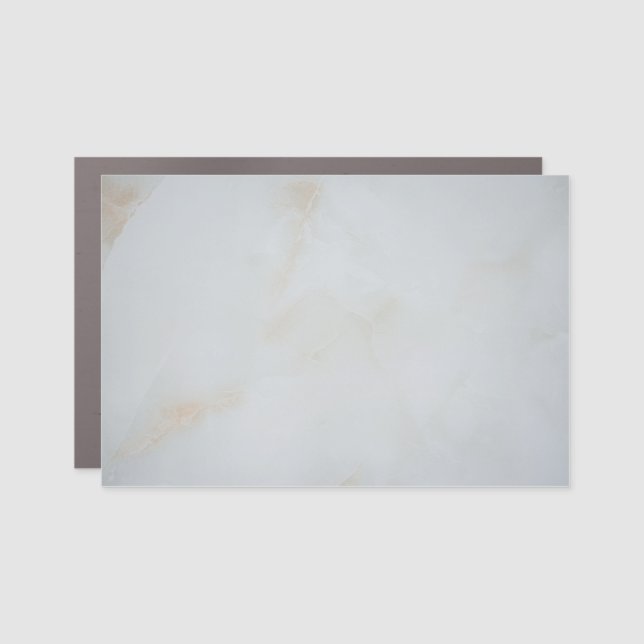 Marble Pastel Glitter Texture Car Magnet (Front)