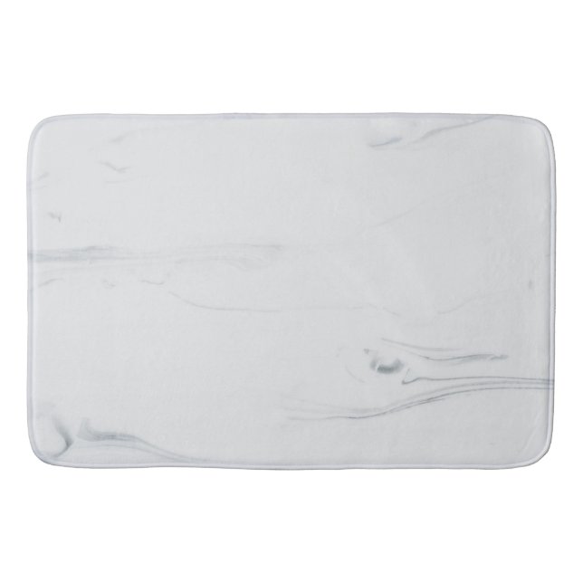 Marble Pastel Stone Texture Glitter Watercolor Bath Mat (Front)