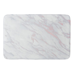 Marble Pastel Stone Texture Glitter Watercolor Bath Mat