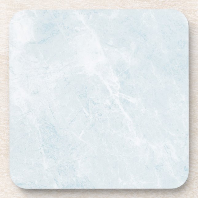 Marble Pastel Stone Texture Glitter Watercolor Beverage Coaster (Front)