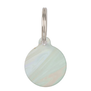 Marble Pastel Stone Texture Glitter Watercolor Pet ID Tag