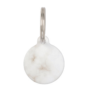 Marble Pastel Stone Texture Glitter Watercolor Pet ID Tag