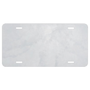 Marble Pastel Stone Texture License Plate