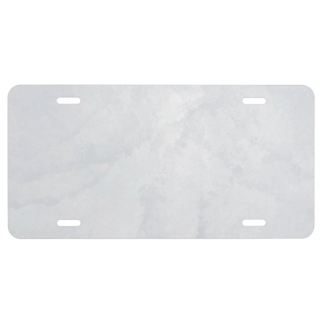 Marble Pastel Stone Texture License Plate (Front)