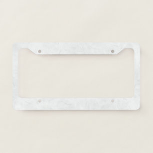 Marble Pastel Stone Texture License Plate Frame