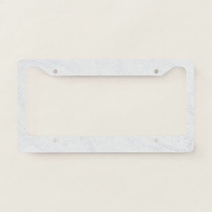 Marble Pastel Stone Texture License Plate Frame