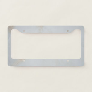Marble Pastel Stone Texture License Plate Frame