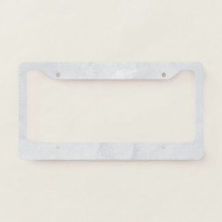 Marble Pastel Stone Texture License Plate Frame